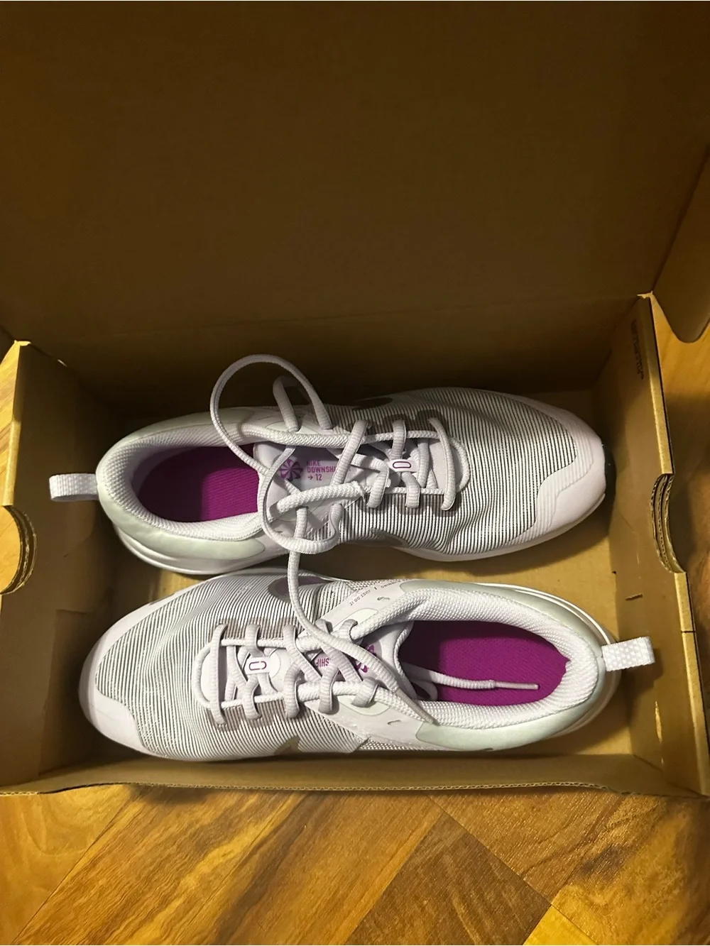 Nike Girl Running Sneakers - Light Lavender/White